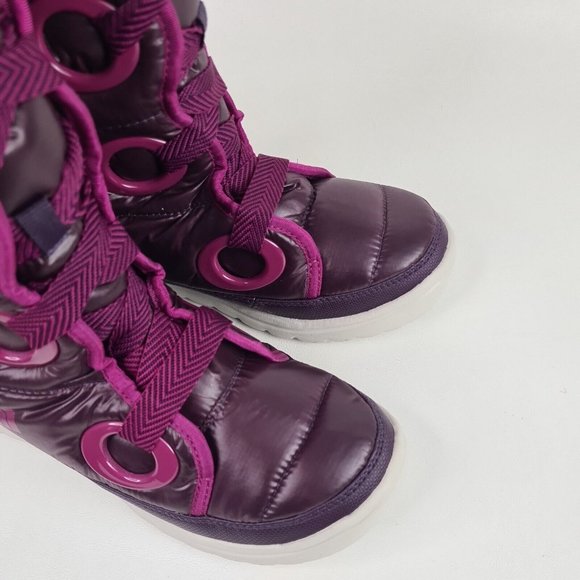 The North Face Destiny Down Womens Bootie Purple Winter Waterproof - Picture 10 of 12
